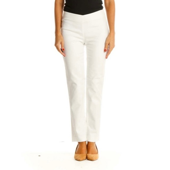 Vince Camuto White Skinny Fit Pants Size 0 - Picture 1 of 5